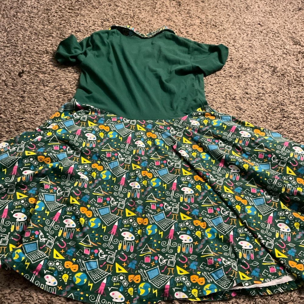Colorful Graphic Dress